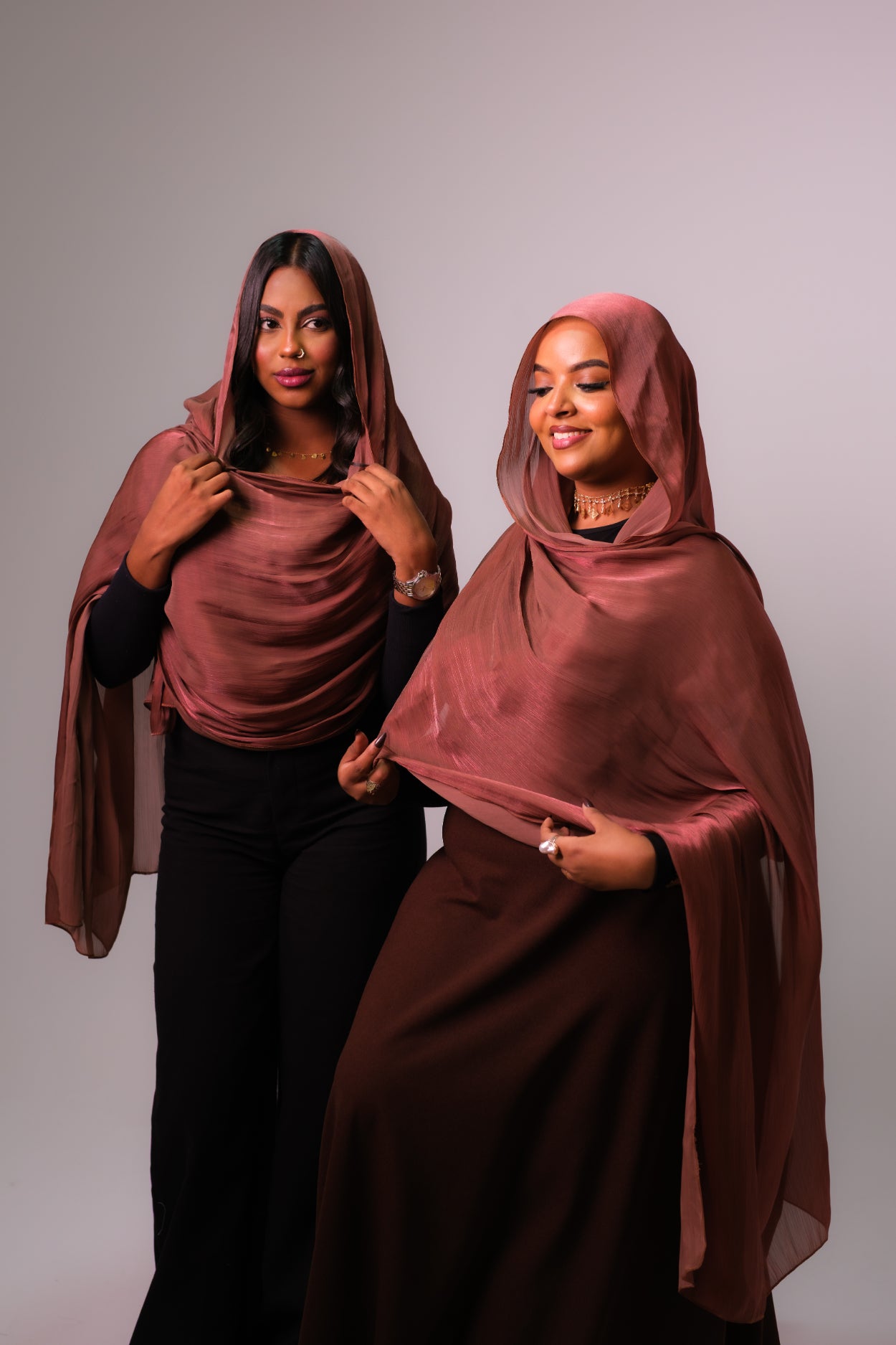 Brown Soft Metallic Glow